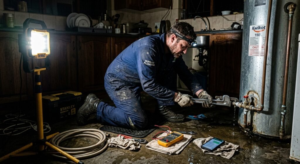 how to price emergency plumbing calls at an after-hours leak repair